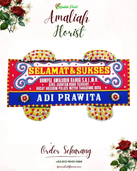 Papan Bunga Ucapan Selamat Naras Hilir