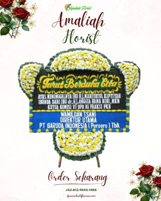 Papan Bunga Duka di Naras Hilir