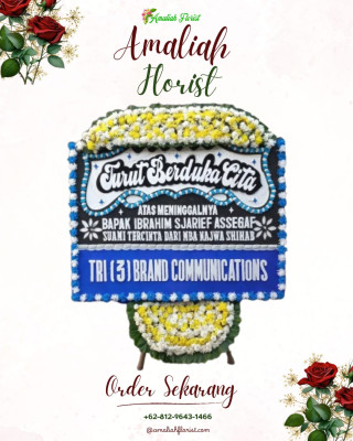 Papan Bunga Duka di Naras Hilir