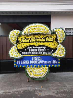 Papan Bunga Duka di Naras Hilir